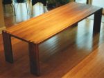 Custom zebrawood table