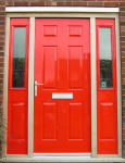 Photo of painted doorway
