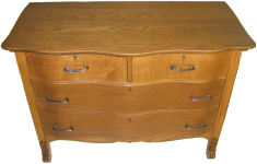 Photo of dresser after restoration